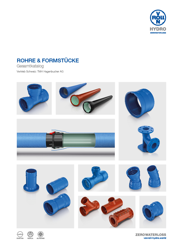 Katalog Rohre und Formstücke als PDF zum downloaden